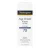 Neutrogena Age Shield Face OilFree Sunscreen Lotion with Broad Spectrum SPF 70 NonComedogenic Moisturizing Sunscreen to