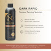 Norvell Premium Spray Tan Solution Dark Rapid 8 Fl Oz Professional Sunless Tanning Formula for Fast Natural Bronze Glow