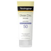 Neutrogena Sheer Zinc Oxide DryTouch Sunscreen Lotion with Broad Spectrum SPF 50 UVAUVB Protection WaterResistant Hypoal