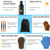 Tan Physics Self Tanner 11pc Sunless Tanning Kit with True Color Tanner Exfoliation Gloves Travel Bag Bottle Face Body M