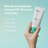 Hero Cosmetics Force Shield Superlight Sunscreen SPF 30 Everyday Lightweight Sunscreen for Face AcneProne Skin with Zinc