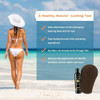 Tan Physics True Color Sunless Tanner Exfoliator Tan Extender 8oz with Tanning Mitt SelfTanning Lotion StreakFree Natura