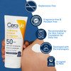 CeraVe 100 Mineral Sunscreen SPF 50 with Zinc Oxide Titanium Dioxide Hyaluronic Acid Ceramides Oil Free NonGreasy Hydrat
