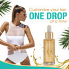 Body Drench Quick Tan Self Tanner Booster Drops Add to Lotion for Gradual Glow Sunless Self Tanning Enhancer for Face Bo