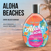 Tan Asz U Aloha Beaches Tanning Lotion 300X Blue Hawaii AntiOrange Bronzer ColorCorrecting Blue Bronzing Blend with Pept