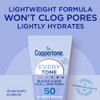 Coppertone Every Tone Sunscreen Lotion SPF 50 Lightweight Rubs on Clear Sunscreen for All Skin Tones Formulated with Nou
