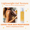 Kopari Sun Shield Body Glow Broad Spectrum SPF 50 Lightweight Shimmering Gel Texture Absorbs Quickly Non Sticky Glowing