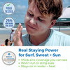Waxhead Tinted Zinc Oxide Surf Sunscreen SPF 30 for Face 4 Ingredient Reef Safe Zinc Paste Waterproof Sunblock for Swimm