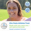 Waxhead Tinted Zinc Oxide Surf Sunscreen SPF 30 for Face 4 Ingredient Reef Safe Zinc Paste Waterproof Sunblock for Swimm