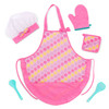 Battat Play Circle Kitchen Toys for Toddlers Baking Set Chefs Hat Apron Pretend Play 3 Years