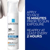 La Roche Posay Anthelios UV Hydra Sunscreen SPF 50 Daily Hydrating Sunscreen for Face with Hyaluronic Acid and Vitamin E