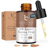 Self Tanning Drops for Face USA Made with Organic Natural Ingredients Ultra Dark Face Tanning Drops to Add to Moisturize