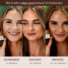Self Tanning Drops for Face USA Made with Organic Natural Ingredients Ultra Dark Face Tanning Drops to Add to Moisturize