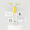 JESS BEAUTY Face Sunscreen Sun Drops SPF 50 Skin Care Oil with Camellia Sinensis Squalane Skincare Fast Drying 1 fl oz