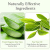 Aloderma Organic Aloe Vera Gel for Skin Tea Tree Oil Made within 12 Hours of Harvest Soothing Pure Aloe Vera Gel for Fac