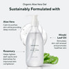 AROMATICA Organic Aloe Vera Gel 2 packs After Sun Care and Sunburn Relief with Pure Aloe Vera Gel FaceHair Sun Burn Mois