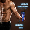 Onyx HE Tanning Bed Lotion for Men Indoor Tanning Lotion Accelerator Bronzer Quick Dark Tan Mens Tanning Lotion with Ski
