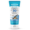 Badger Mineral Sunscreen Cream SPF 30 Zinc Oxide Sun Care 98 Organic Reef Safe Water Resistant Unscented Face and Body S