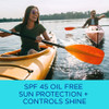 Coppertone Oil Free Shine Control Sunscreen Face Lotion SPF 45 Lightweight Sunscreen for All Skin Tones Wont Clog Pores