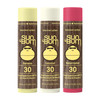 Sun Bum SPF 30 Sunscreen Lip Balm 3 Flavor Variety Pack Coconut Banana Watermelon Moisturizing Aloe Vera and Vitamin E V