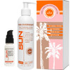 Sun Laboratories By Giesee Self Tanning Kit with 8 oz Tan Overnight Self Tanning Lotion and 2 oz Sunless Tanning Face Cr