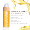 COCOSOLIS ANANAS Tanning Bed Lotion Accelerator Organic Tanning Lotion with vitamin E Pineapple Scent Tanning Oil Enhanc