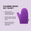 Isle of Paradise SelfTan Mitt Hyaluronic Acid Infused MachineWashable Reusable DoubleSided Tanning Glove For StreakFree