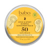 Babo Botanicals Swim Sport Mineral Sunscreen Balm SPF50 Natural Zinc Oxide For Face Body For all Ages Dermatologist Test
