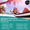 All Good Sunstick Face Sunscreen Water Resistant UVAUVB Broad Spectrum SPF 30 Coral Reef Friendly Beeswax Zinc Vitamin E
