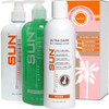 SelfTanning Lotion Dark Tan Maintainer and Exfoliant for Golden Soft Skin 3 8 oz Bottles