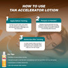 Super Sunnies Tan Extender Moisturizer Lotion with Tanogen HB for Indoor Tanning Beds Sunless Tanning Enriched with Aloe