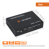JTech Digital Premium Quality 1080P HDMI To HDMI Audio SPDIF RCA Stereo Audio Extractor Converter JTDAT5CH