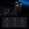 Redragon GS520 RGB Desktop Speakers 20 Channel PC Computer Stereo Speaker with 6 Colorful LED Modes Enhanced Sound and E