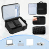 LUXJA Projector Backpack with 156 Inch Laptop Sleeve Projector Bag with 2 Large Compartments Compatible with Most Major