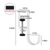 Generic 3 Pcs Desk Mount Bag Holder HookClampOn Backpack HangerHeadphone Hook HolderHeadset Stand Hanger Clamp Under Des