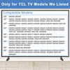 TV Base Stand for TCL Roku Smart TV TV Legs for TCL TV Stand Legs for 28 32 40 43 49 50 55 65 Inch TCL TV Legs 28S305 32