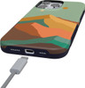 Casely iPhone 16 Pro Case Endless Peaks Colorblock Mountain Bold Protective Design Compatible with MagSafe