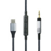 NewFantasia USB C Audio Cable Compatible with Audio Technica ATHM60X ATHM50x ATHM40x ATHM70x Headphone Remote Volume Mic