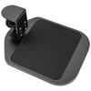 VIVO Clampon Wooden Mouse Pad Holder Platform Adjustable Under Desk 360 Rotating Tray Rest Extension Attachment up to 2