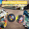 12 Pieces Vinyl Records Decor 12 Inch Fake Vinyl Records Plain Record Decorations for Wall Aesthetic Home Studio Room Di
