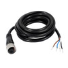 uxcell M12 Female Straight 4 Pin Connector Aviation Socket Electrical Cable 2M