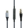 NewFantasia USB C Audio Cable Compatible with AKG K240 K240S K240MKII Q701 K702 K171 K271s K271MKII Pioneer HDJ2000 Head