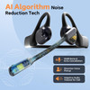 oleap Pilot P200b Pro Wireless Headset with Mic for Work50dB AI Noise Cancelling Microphone Headphones for CallBluetooth