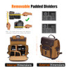 Cwatcun Camera Backpack DSLR SLR Backpacks Camera Bag with 13laptop sleeve compartment and Tripod Holder for Photographe