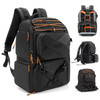 Cwatcun Camera Backpack Professional DSLRSLRMirrorless Waterproof Hardshell Case Large Camera Bag Outdoor Hiking Travel