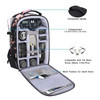 MOSISO Camera Backpack DSLRSLRMirrorless Photography Camera Bag Peony Waterproof Hardshell Case with Tripod Holder Lapto
