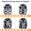 MOSISO Camera Backpack DSLRSLRMirrorless Photography Camera Bag Peony Waterproof Hardshell Case with Tripod Holder Lapto