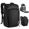 KF CONCEPT Camera bag Backpack Waterproof 25L Large Capacity Camera Case with Raincover 156 Inch Laptop Compartment Comp