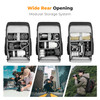 KF CONCEPT Camera bag Backpack Waterproof 25L Large Capacity Camera Case with Raincover 156 Inch Laptop Compartment Comp