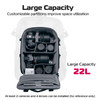 ULANZI Camera Backpack Professional Bag WaterResistant Photography Camera Case Anti Theft Travel for Photographers DSLR